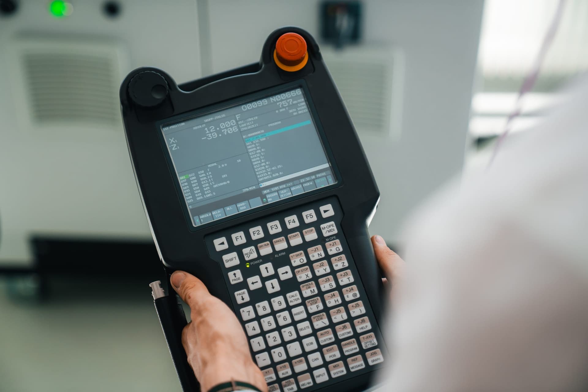 Handbediengerät einer CNC-Steuerung